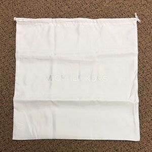 Michael Kors White Logo Dust Bag